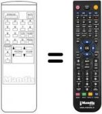 Télécommande équivalente REMCON625