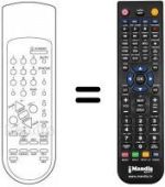 Télécommande équivalente REMCON627