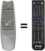 Télécommande équivalente REMCON389