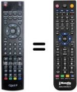 Télécommande équivalente Akai AKTV2602