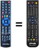 Télécommande équivalente REMCON226