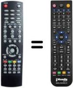 Télécommande équivalente Denver DMB-111HDP01