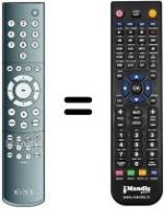 Télécommande équivalente REMCON478