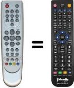 Télécommande équivalente REMCON927