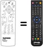Télécommande équivalente REMCON371