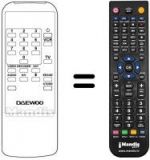 Télécommande équivalente REMCON434