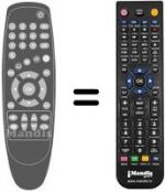 Télécommande équivalente SAGEMCOM DT53NB