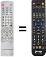 Télécommande équivalente REMCON393