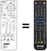 Télécommande équivalente REMCON1175