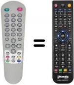 Télécommande équivalente REMCON636