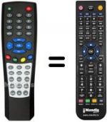 Télécommande équivalente REMCON431