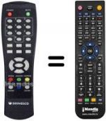 Télécommande équivalente REMCON1007