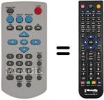 Télécommande équivalente REMCON1044