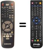 Télécommande équivalente REMCON1210