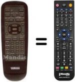 Télécommande équivalente Yamaha NX703130