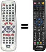 Télécommande équivalente REMCON1181