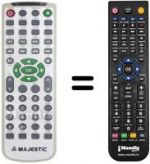 Télécommande équivalente REMCON187
