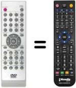 Télécommande équivalente Seleco REMCON034
