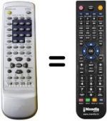 Télécommande équivalente REMCON638