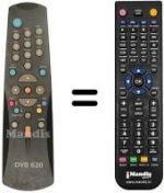 Télécommande équivalente REMCON159