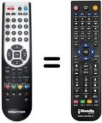 Télécommande équivalente United DVBT9994Z