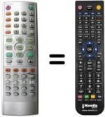 Télécommande équivalente REMCON1029