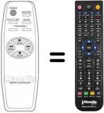 Télécommande équivalente REMCON889