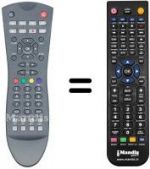 Télécommande équivalente REMCON894