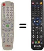 Télécommande équivalente REMCON943
