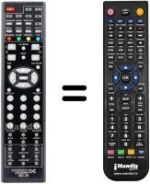 Télécommande équivalente Daewoo BD26