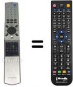 Télécommande équivalente Daewoo R-50K18