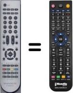 Télécommande équivalente RC-DWW02-V01