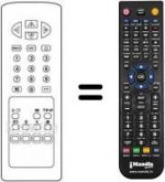 Télécommande équivalente RC2134
