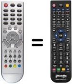 Télécommande équivalente REMCON1162