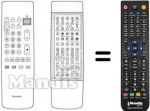 Télécommande équivalente Elemis EUR50536