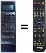 Télécommande équivalente Sanyo 3800EX