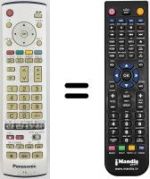 Télécommande équivalente Panasonic TX-32LX1F