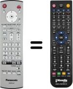 Télécommande équivalente Panasonic TH-42PHD8BS