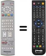 Télécommande équivalente Panasonic TH-42PA60E