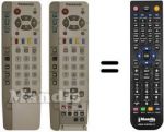Télécommande équivalente Panasonic TX-32PX20