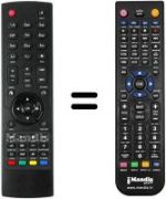 Télécommande équivalente Eminent EM7285
