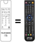 Télécommande équivalente REMCON341