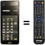 Télécommande équivalente Telefunken VR2931E