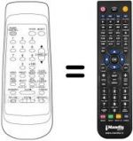 Télécommande équivalente Funai FT2500