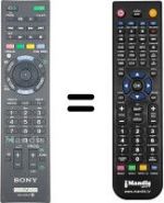 Télécommande équivalente Sony KDL46EX725