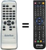 Télécommande équivalente Funai D50Y-100M