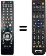Télécommande équivalente GOLD REMCON092