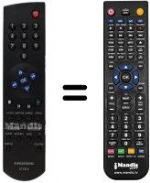 Télécommande équivalente REMCON390