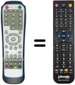 Télécommande équivalente REMCON598