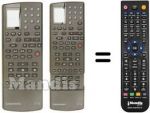 Télécommande équivalente REMCON1057